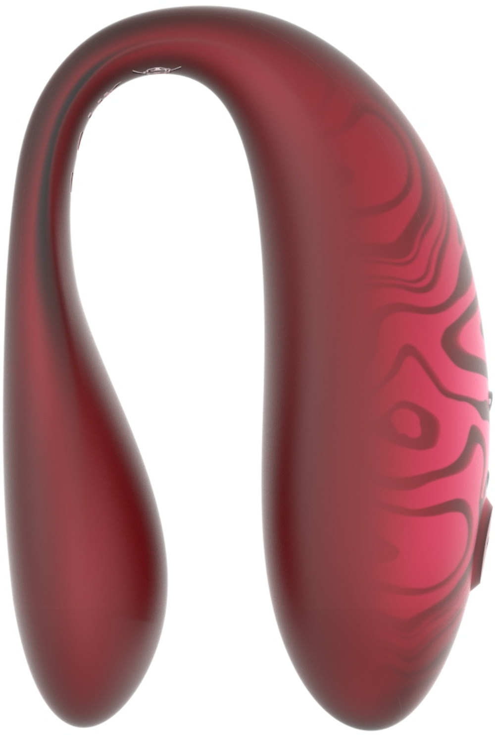 Парный вибромассажер TWIN+ Red с пультом дистанционного управления и управлением через приложение.