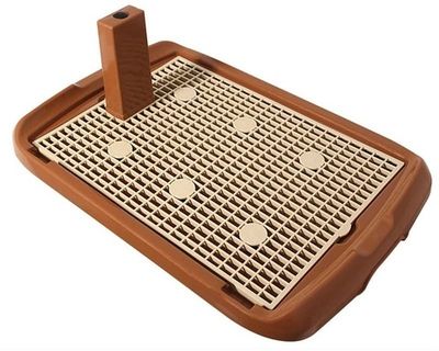 Туалет для собак TRIOL со столбиком, цвет в ассортименте 700х470х40 мм PL001