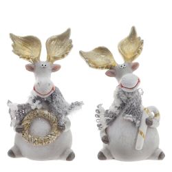 GAEM Фигурка декоративная "Олень", L6,5 W5,5 H19,5 см, 2в.