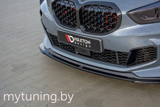 Сплиттер бампера переднего для BMW 1 серии F40 M-Pack (19-...)