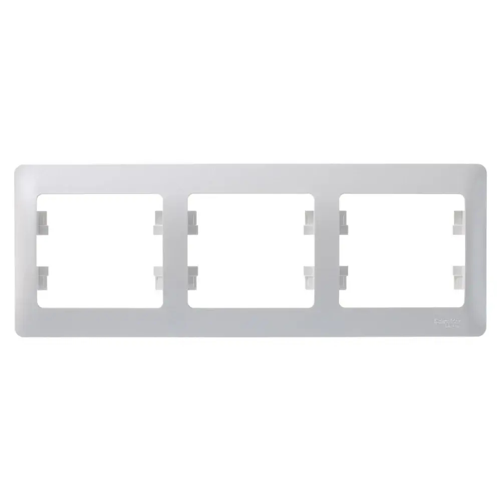 GLOSSA 3-постовая РАМКА, горизонтальная, ПЕРЛАМУТР