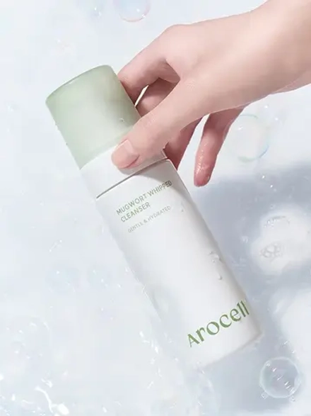 Arocell Гипоаллергенная очищающая пенка с экстрактом полыни Mugwort Whipped Cleanser 150 мл