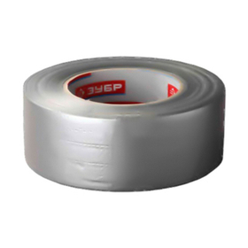 Лента клейкая армированная влагостойкая Зубр серебристая 48 мм 25 м (12090-50-25)