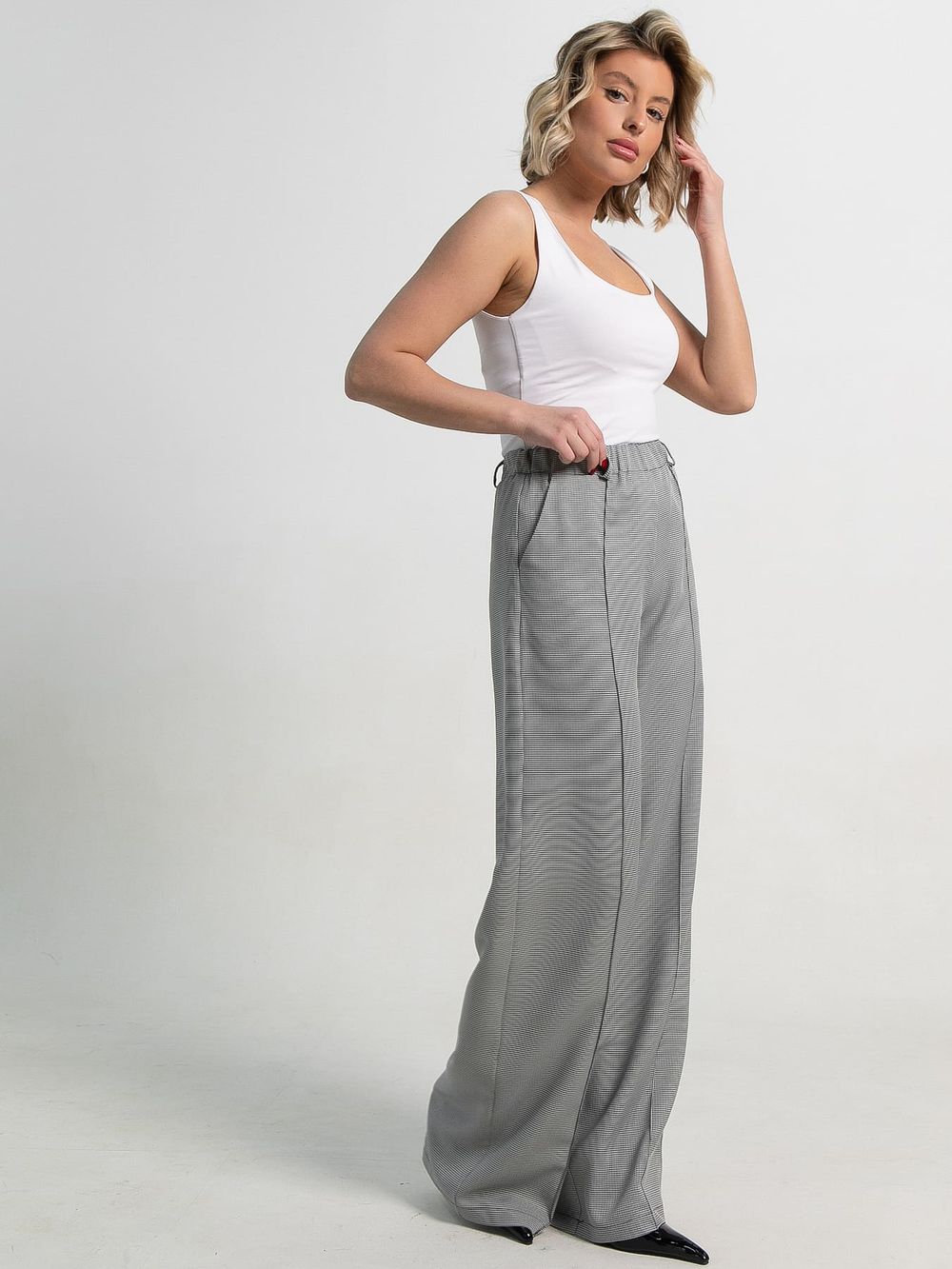 Брюки Космо НЬЮ (черно-белые) Б15381-1М LT Collection