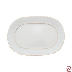 Блюдо овальное Repast Rococo с золот.полос.29 см
