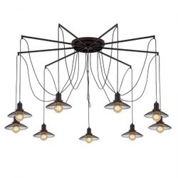 Citilux Эдисон CL451292 Люстра паук Венге