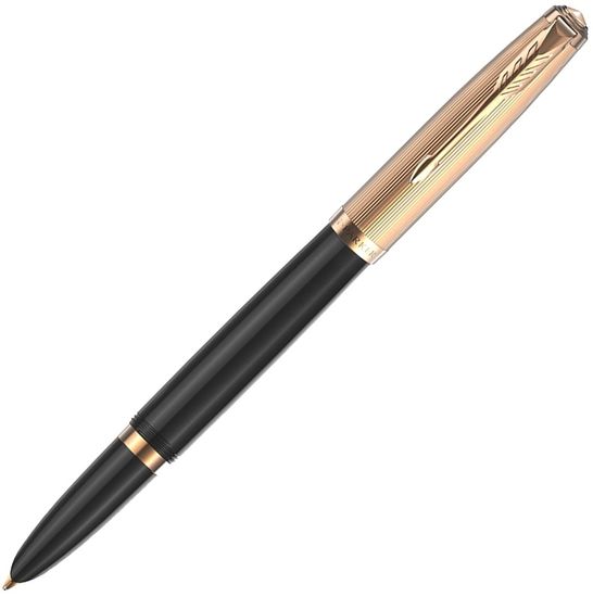 Перьевая ручка Parker 51 Deluxe Black GT 2123511
