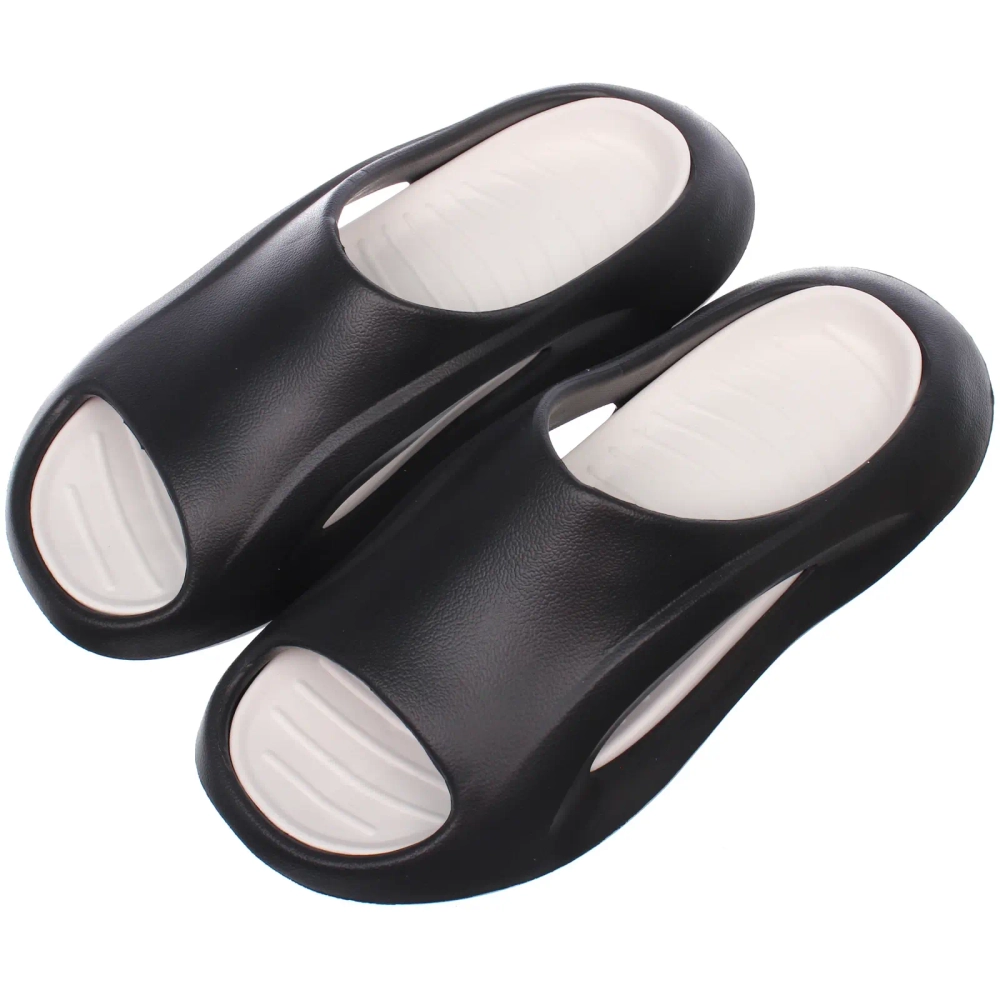 Шлепанцы мужские «PRIME», цвет черный, белая стелька, р-р 42-43