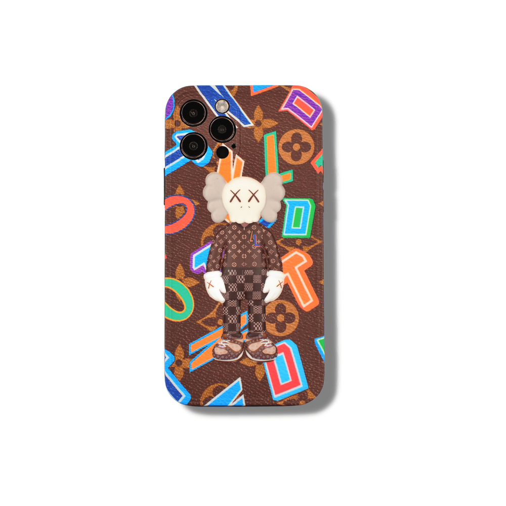 Чехол TPU с защитой камеры. Brand Kaws Holyday 1