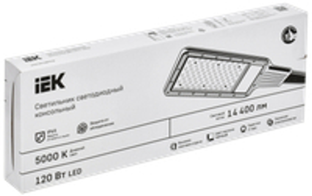 Светильник светодиодный консольный ДКУ 1011-120Ш 5000К IP65 IEK
