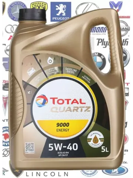 Тотал QUARTZ 9000 ENERGY 5W40 5л.
