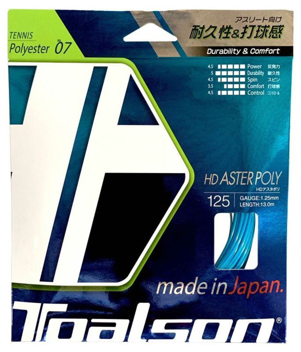 Теннисные струны Toalson HD Aster Poly (13 m) - небесный