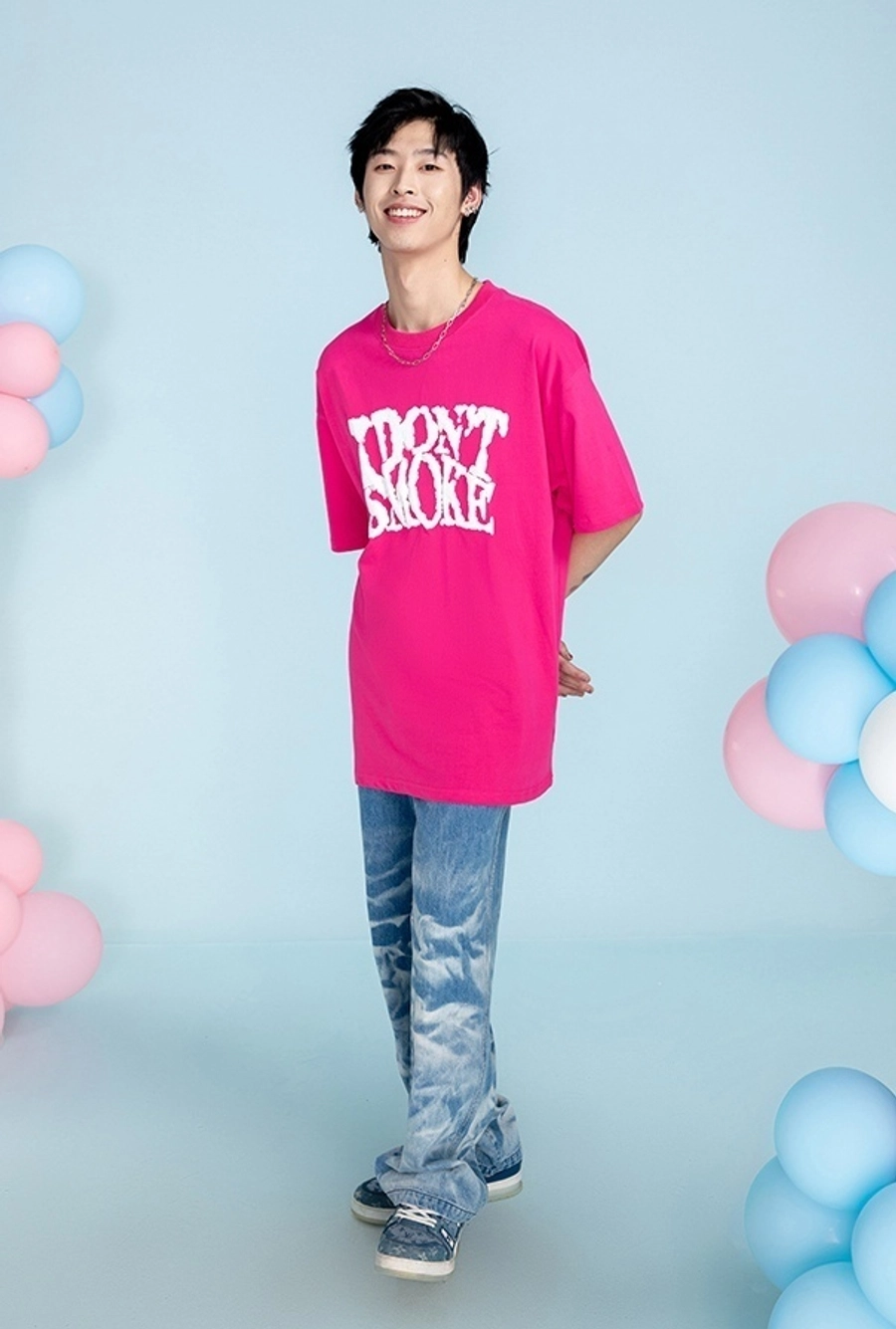 Футболка DONSMOKE "Cloud Logo" Oversized Tee