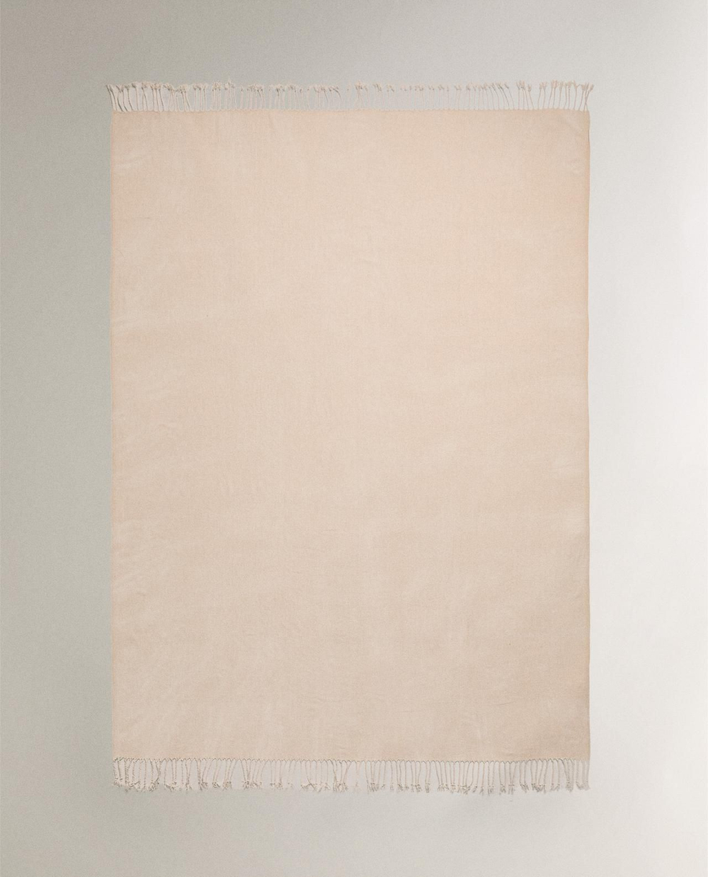 Zara Home - Синель одеяло, светло-бежевый, 140x190 см