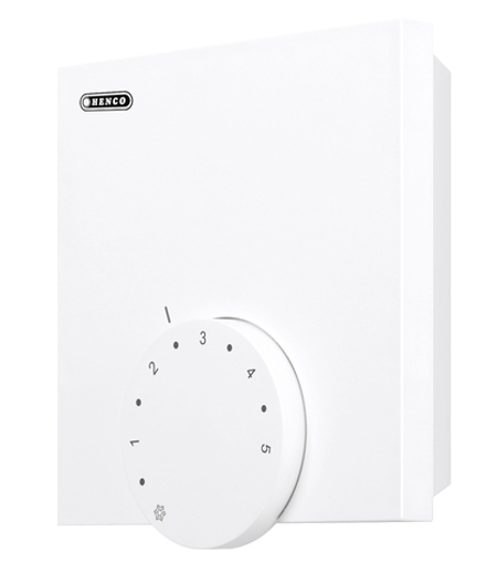 Аналоговый термостат, HENCO(ХЕНКО) 0-5 батарейка в комплекте