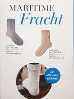 Журнал Regia "Magazine 001 - Socks moments"на немецком языке, с русским переводом (вкладыш)