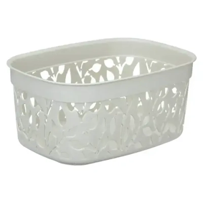 Коробка ФЛОРА 3л белый ротанг 0,11*0,175*0,24 м