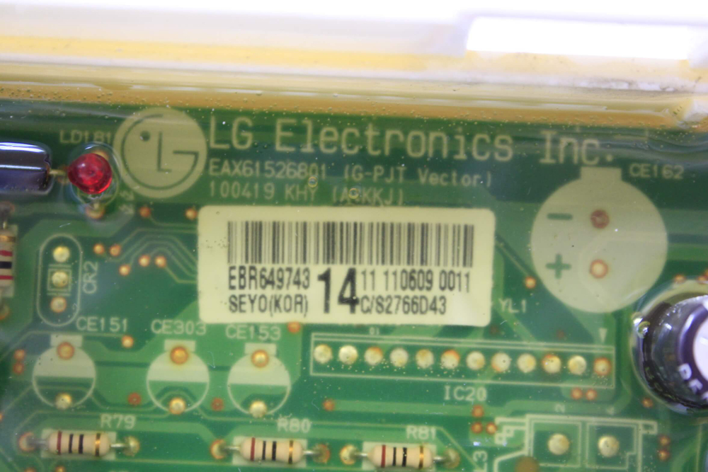 Модуль управления стиральной машины LG F1280ND (EBR649743)