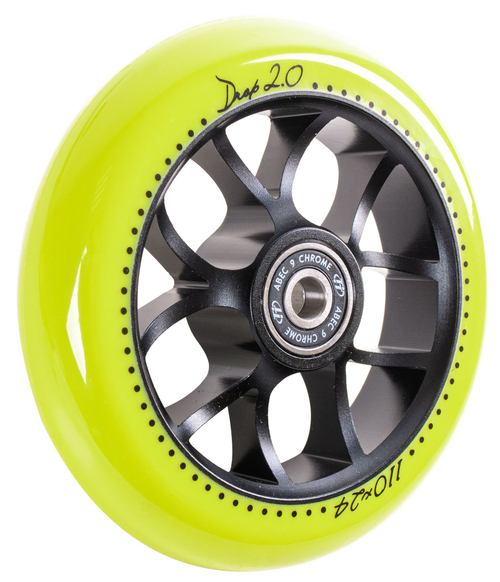 Колесо для самоката X-Treme 110*24 мм Drop, yellow,арт35504