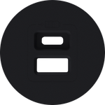 Накладка для розеток USB,  матовый карбон,  серия D16