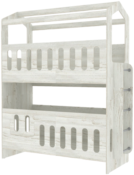 Двухъярусная кровать КарИВи Сказочный домик КарИВи ДС-300 80x160 Винтерберг