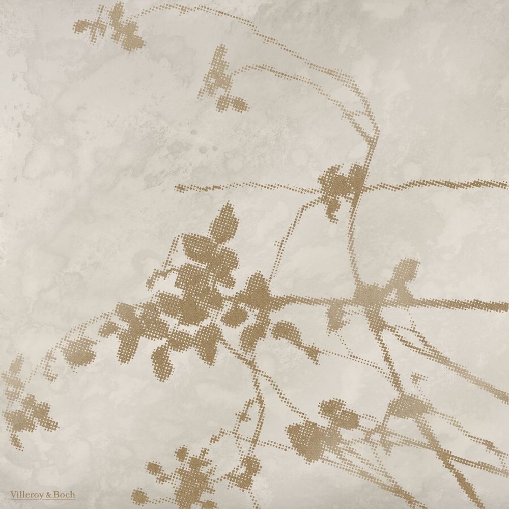 Керамическая плитка для стен Arc Noir Floral Mirror Decor 40x40