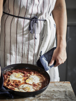 Полотенце кухонное IKEA HILDEGUN (ХИЛДЕГУН), Белый, 45х60 см