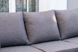 "Палермо" лаунж-зона из искусственного ротанга, цвет соломенный