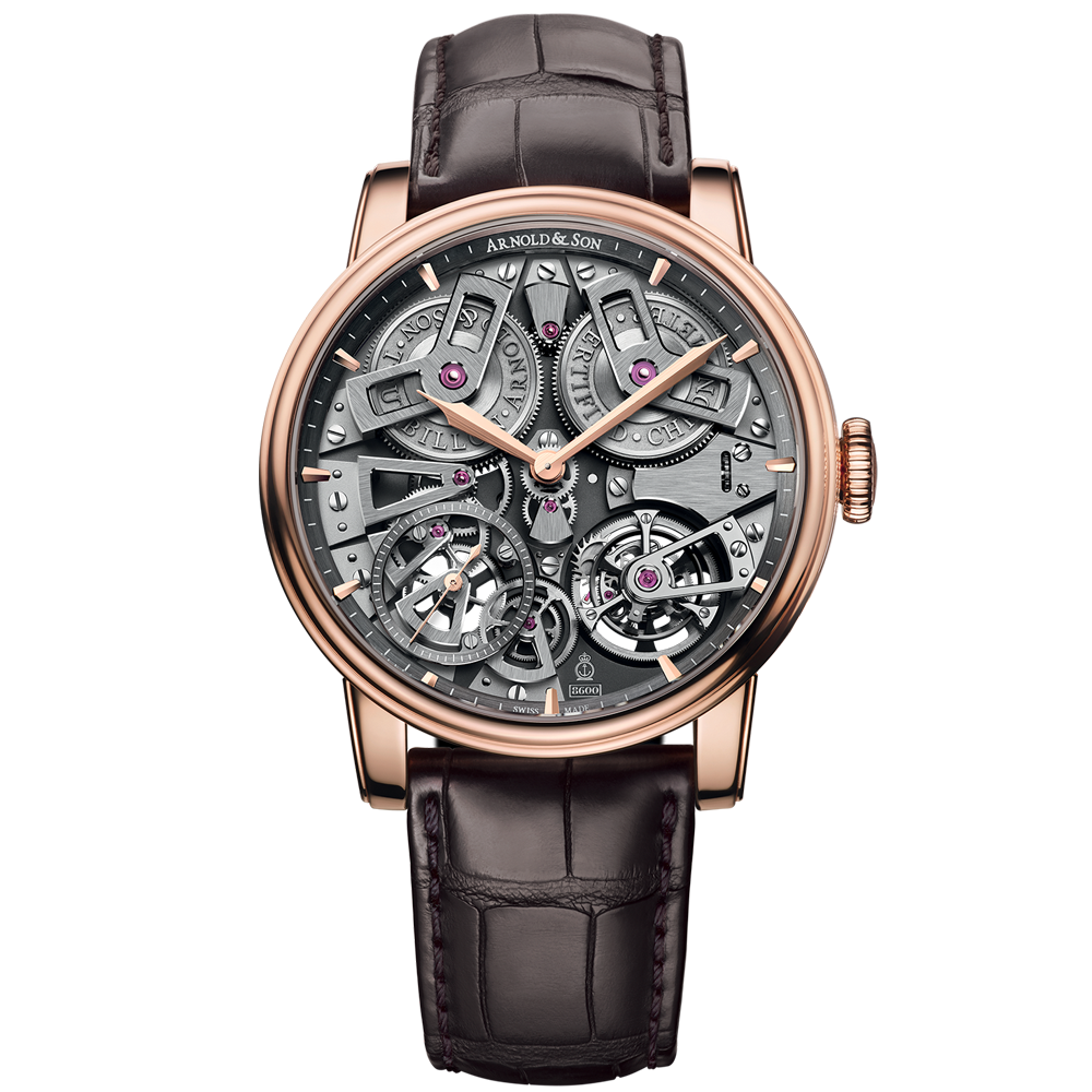 Arnold &amp; Son Tourbillon Сhronometer 36 Gold Nac Collection 18-carat Red Gold (5N)