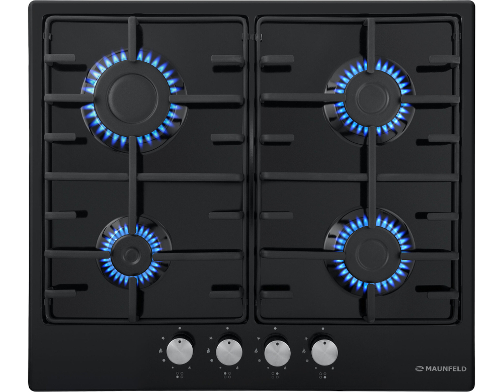 Газовая варочная панель MAUNFELD EGHE.64.3EB\G фото 