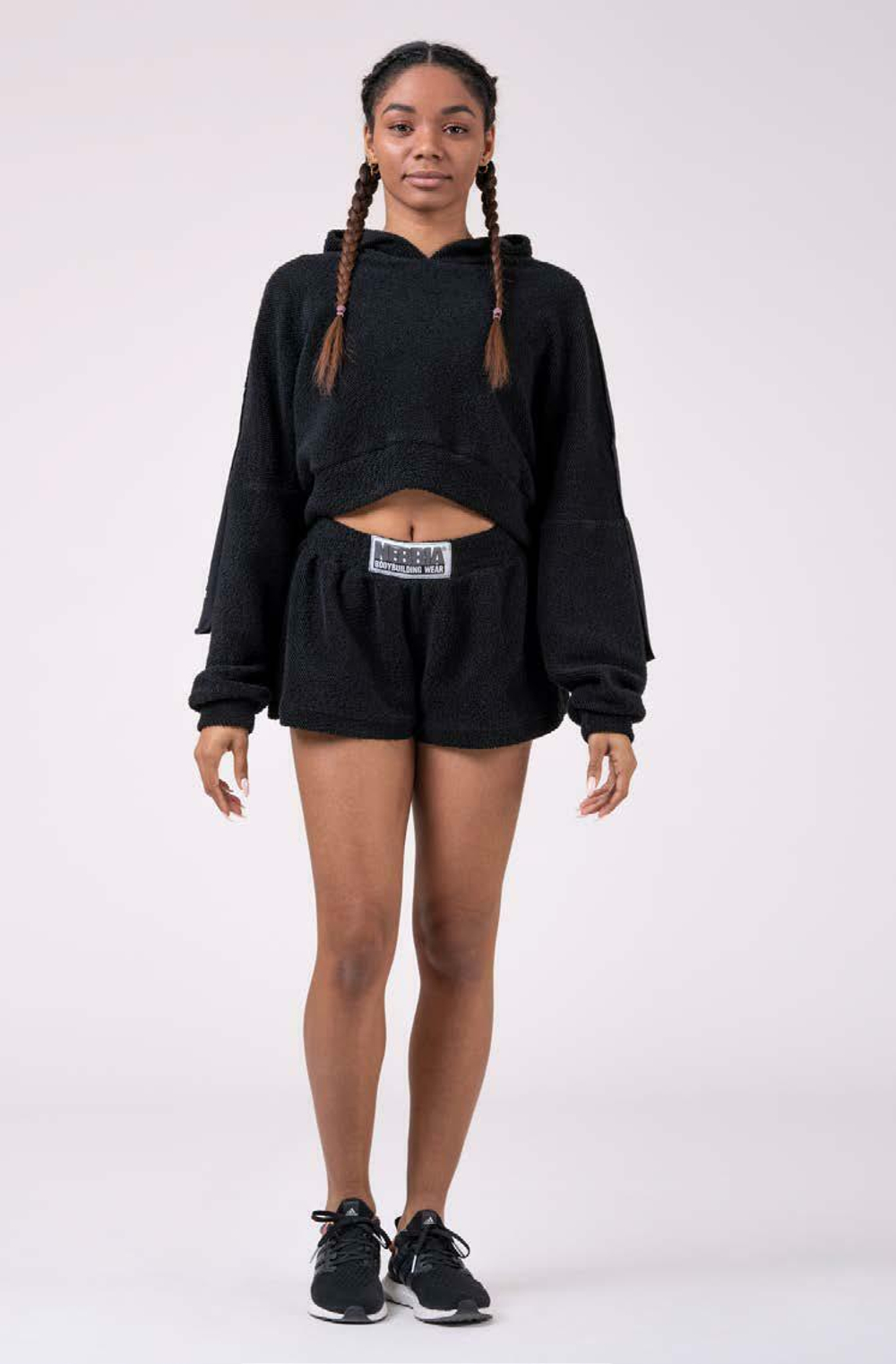 Худи Rebel Hero cropped hoodie 520 Черная