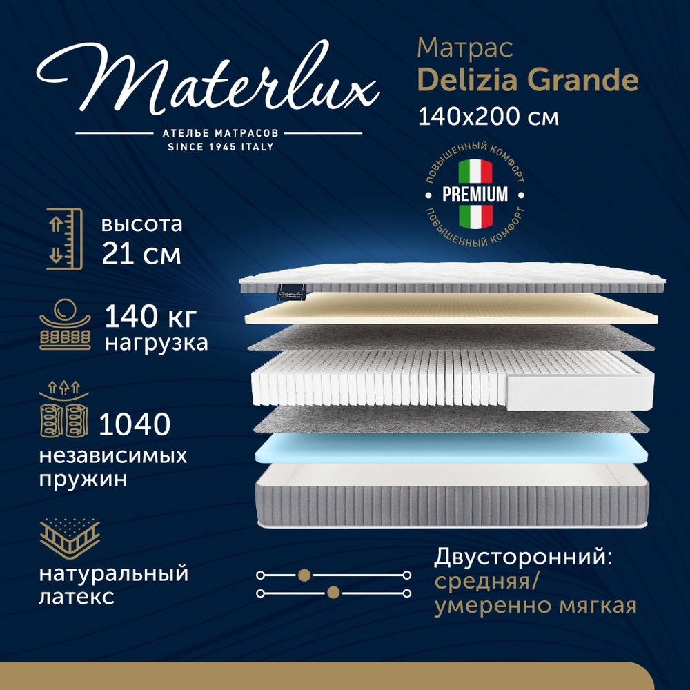 Матрас DELIZIA GRANDE 140x200