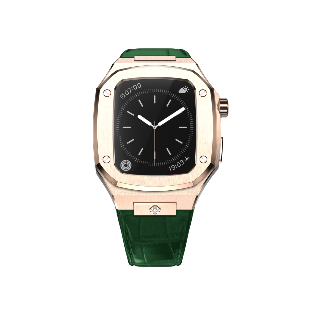 Корпус для Apple Watch - CL44 - Rose Gold / Green
