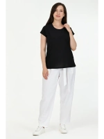 Блузка футболка черная