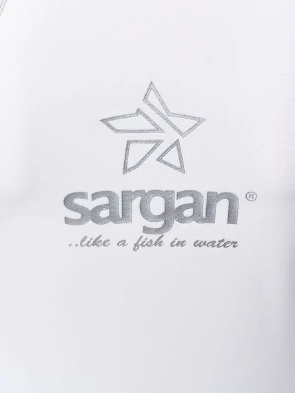 Футболка рашгард лонгслив Sargan Агидель Худи UPF 50+ белый
