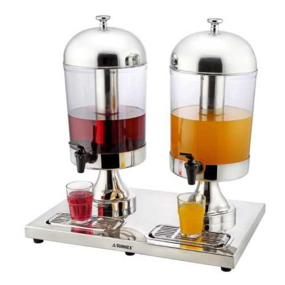 Диспенсер для холодных напитков 2 колбы*8 л SUNNEX