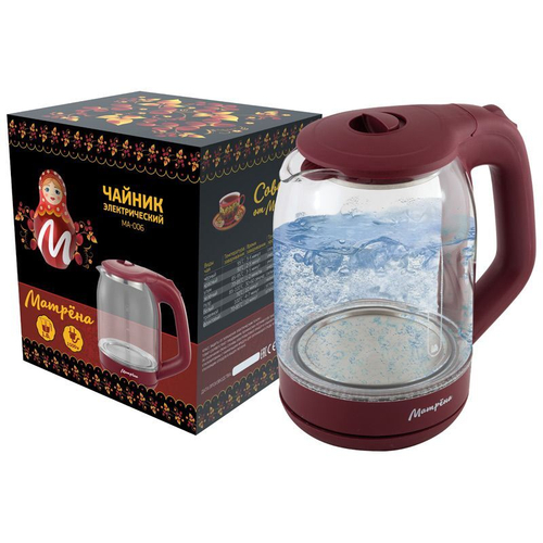 Чайник МАТРЕНА МА-006 вишневый (005415)