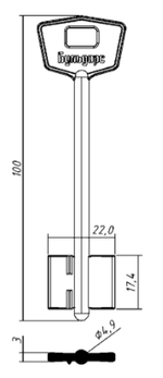 Заготовка дверняк БУЛЬДОРС 2