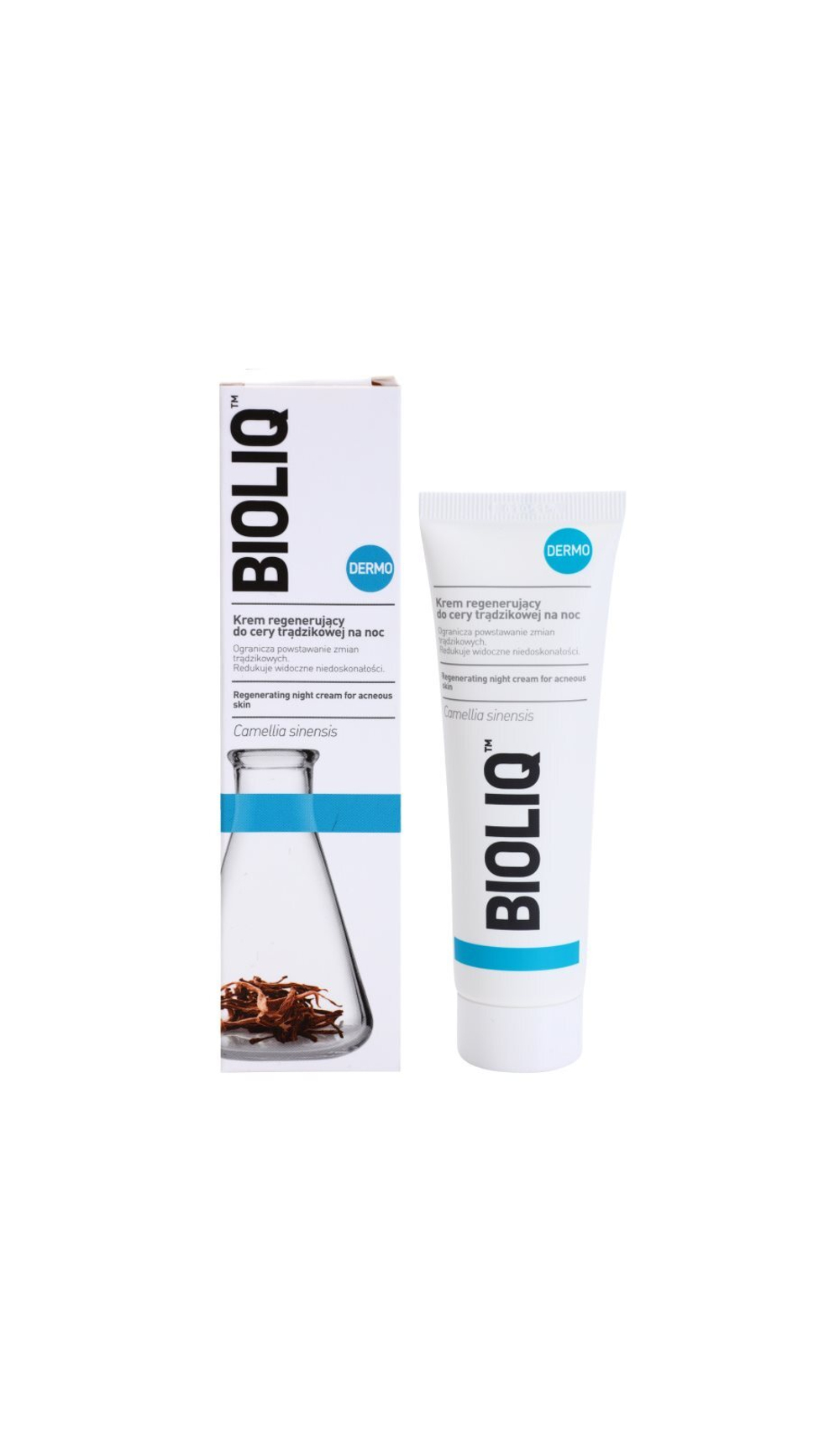 Bioliq Dermo - регенерирующий ночной крем для кожи с акне /   50  ml  / GTIN 5906071023045