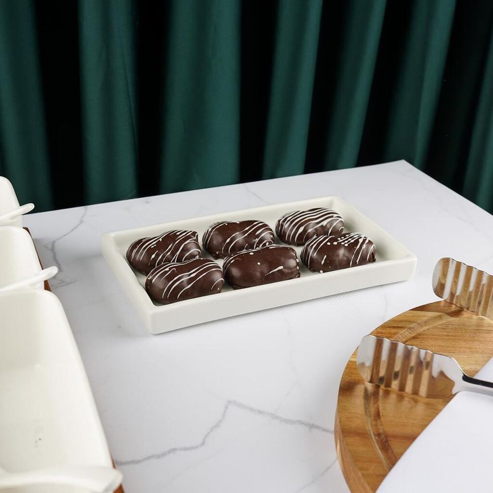 Блюдо прямоугольное 22*12,3 см h2 см   P.L. [4]