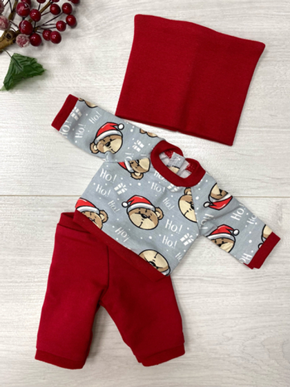 Костюм "Мишки" с шапочкой для Бетти, 30 см