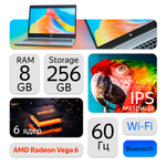 14" Ноутбук HP ProBook 445 G7 (1920x1080, AMD Ryzen 5 4500U, RAM 8ГБ, SSD 256ГБ, AMD Radeon Vega 6, Win 10Pro)