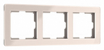 Рамка на 3 поста Werkel Acrylic (айвори) W0032743