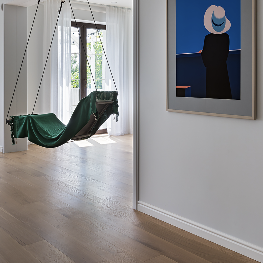 Инженерный паркет Coswick Дуб Титановый Буфф (Titanium Buff) Шелковое масло ультраматовое