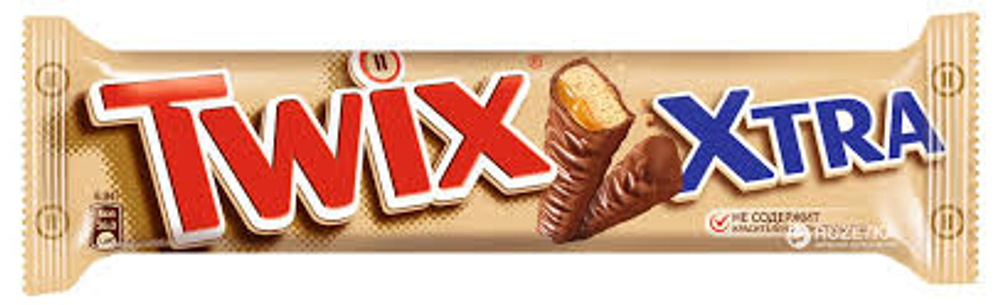 Шоколад Твикс экстра 82г