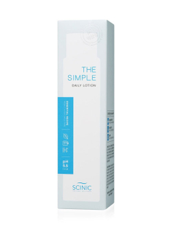 Scinic The Simple Daily Lotion слабокислотный успокаивающий лосьон