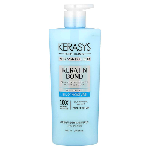 Kerasys, Advanced, Keratin Bond Treatment, шелковистое увлажнение, 600 мл (20,2 жидк. Унции)