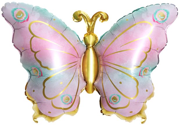 К Шар (31''/79 см) Фигура, Нежная бабочка, Градиент (БГ-)