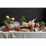 Набор обеденных тарелок in the village, D28 см, серые, 2 шт.