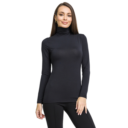 Женский джемпер черный OROBLU Perfect Line VOBT01644